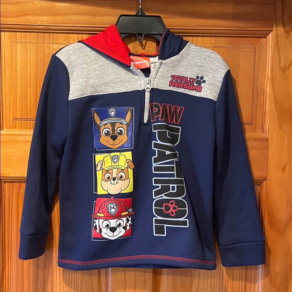 Bundle Nickelodeon Paw Patrol Boys Hoodie - Navy, Gray, and Red